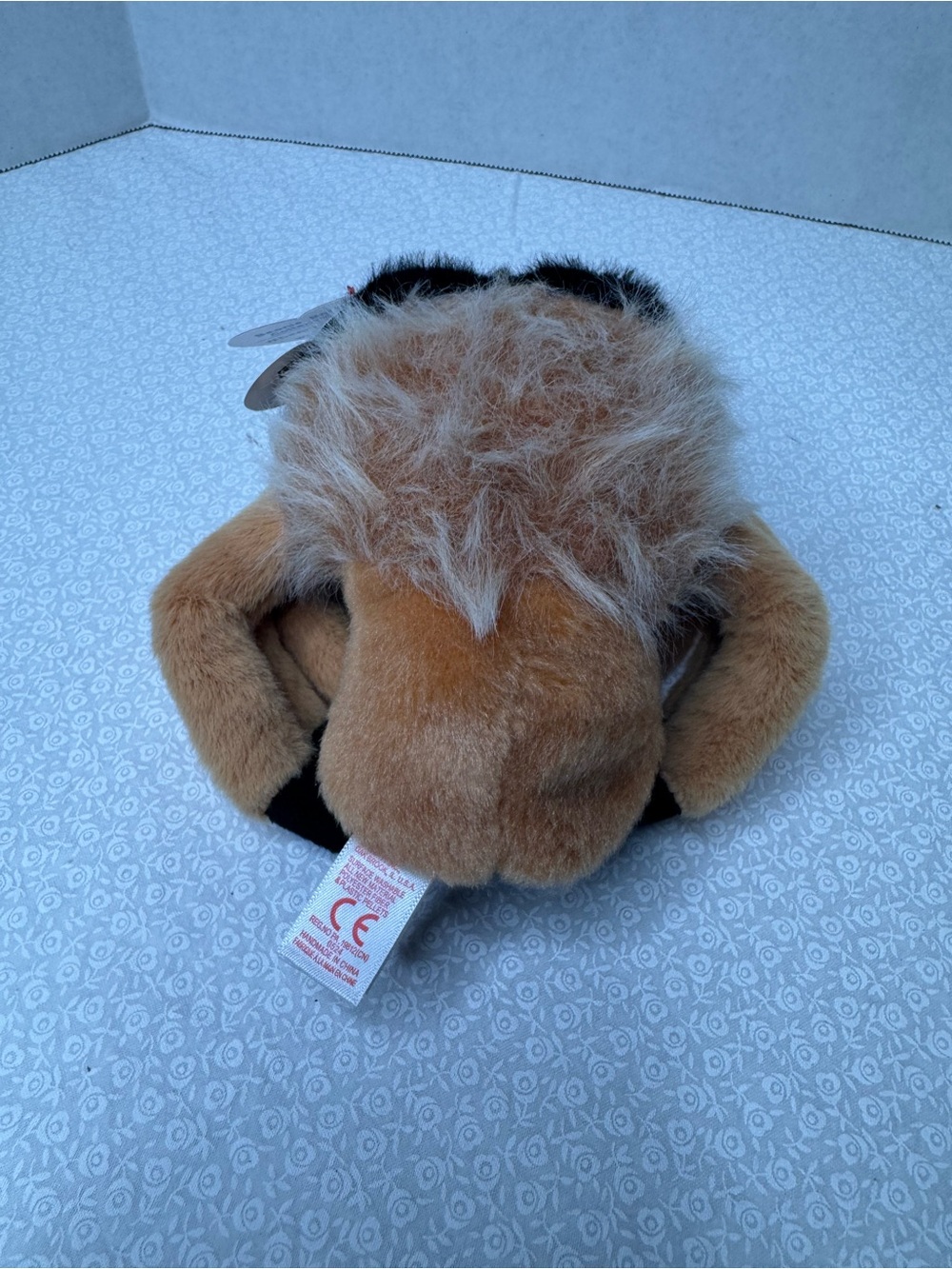 TY Beanie Boos Godfrey tSpider large glittery orange eyes and plush tan fur 2024 - Picture 5 of 8